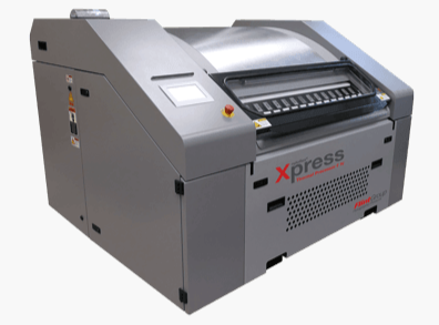 The XSYS nyloflex Xpress Thermal Plate Processor showcasing its modern design and efficiency in flexographic printing