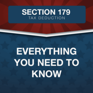Tax savings concept with Section 179 for flexographic equipment.