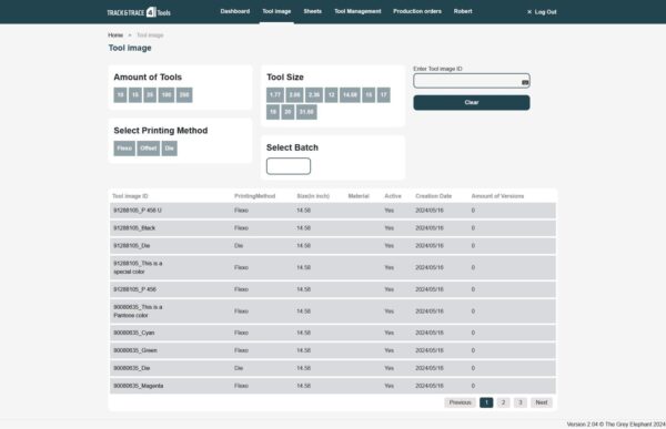 The Grey Elephant Track&Trace4Tools
