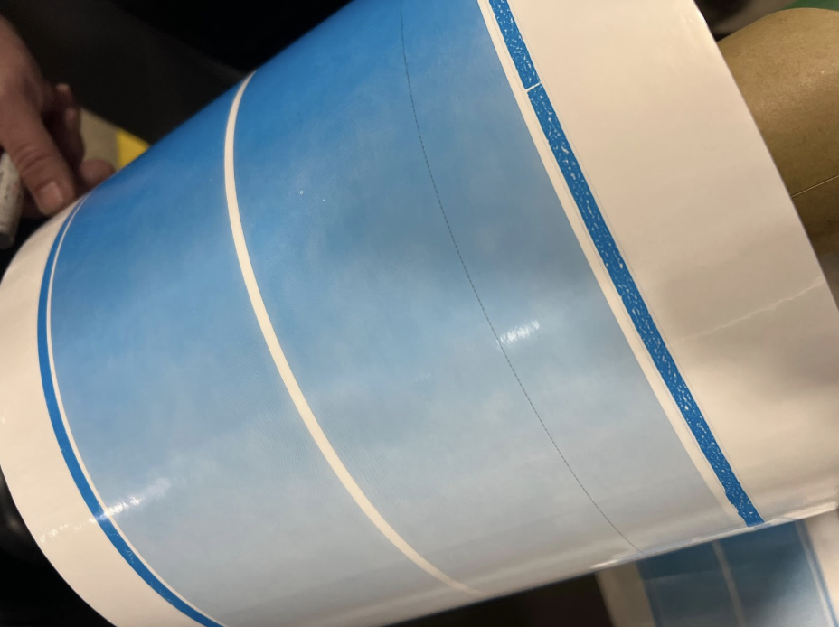 After flexographic printing support, banding issues are resolved.