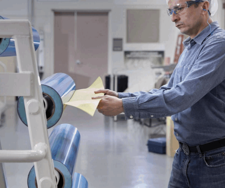 Sticky back tape used in flexographic printing, highlighting its importance for plate mounting.