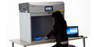 A calibrated light booth provides standardized illumination conditions so you can see, measure, and control how optical brightening agents actually impact color under known, repeatable lighting instead of unpredictable ambient light.