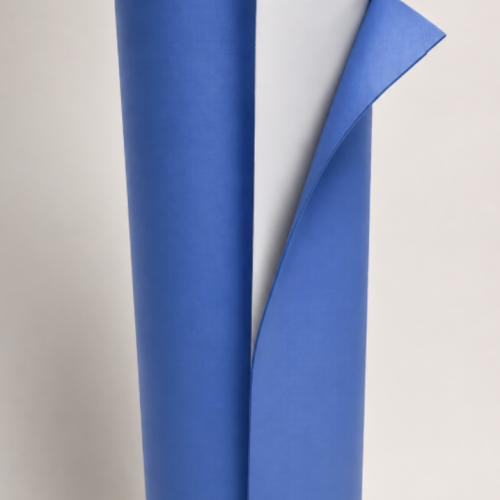 Adheso Graphics’ USA made flexo mounting tape in the color blue.